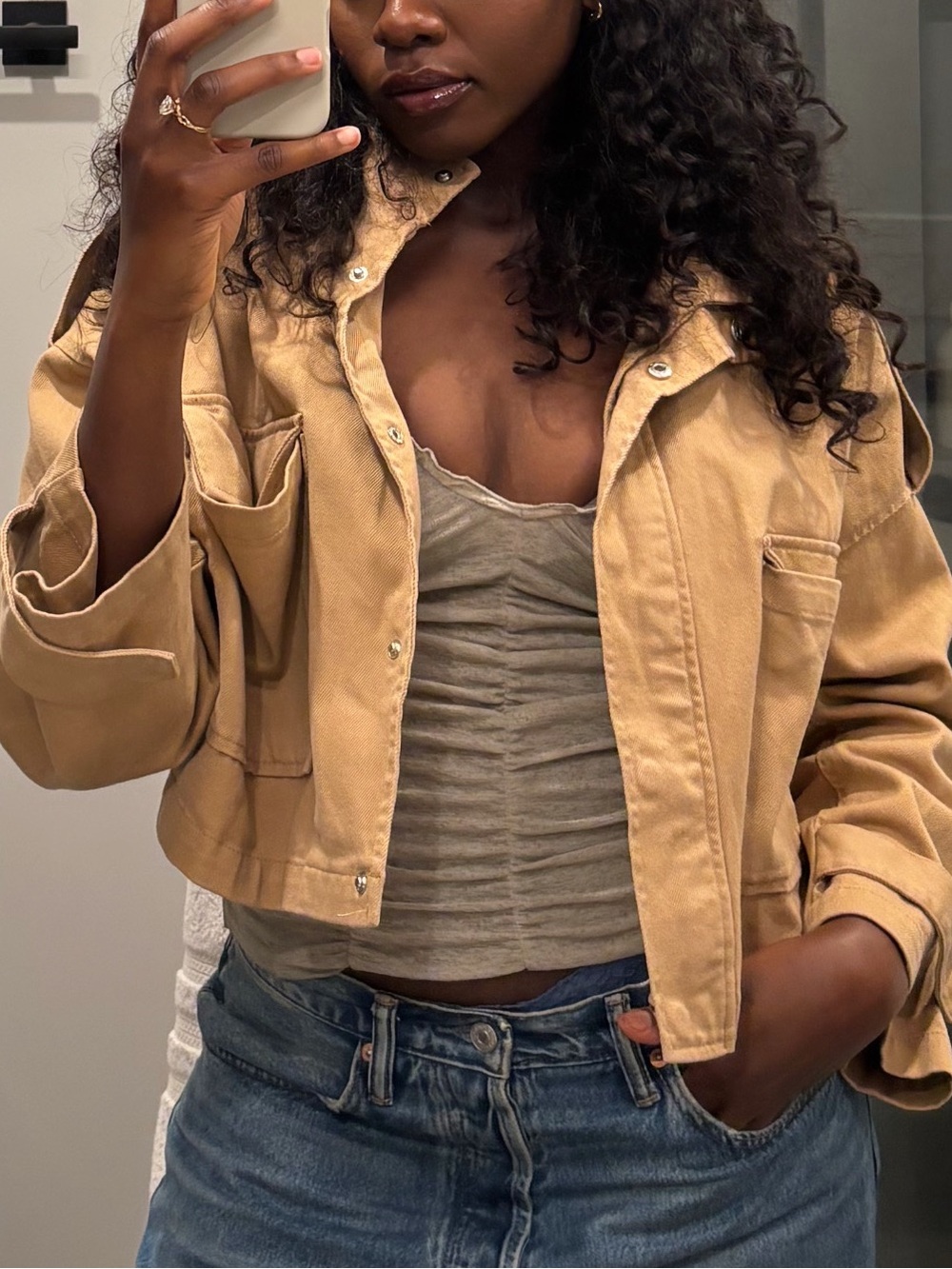 Asos cropped jacket